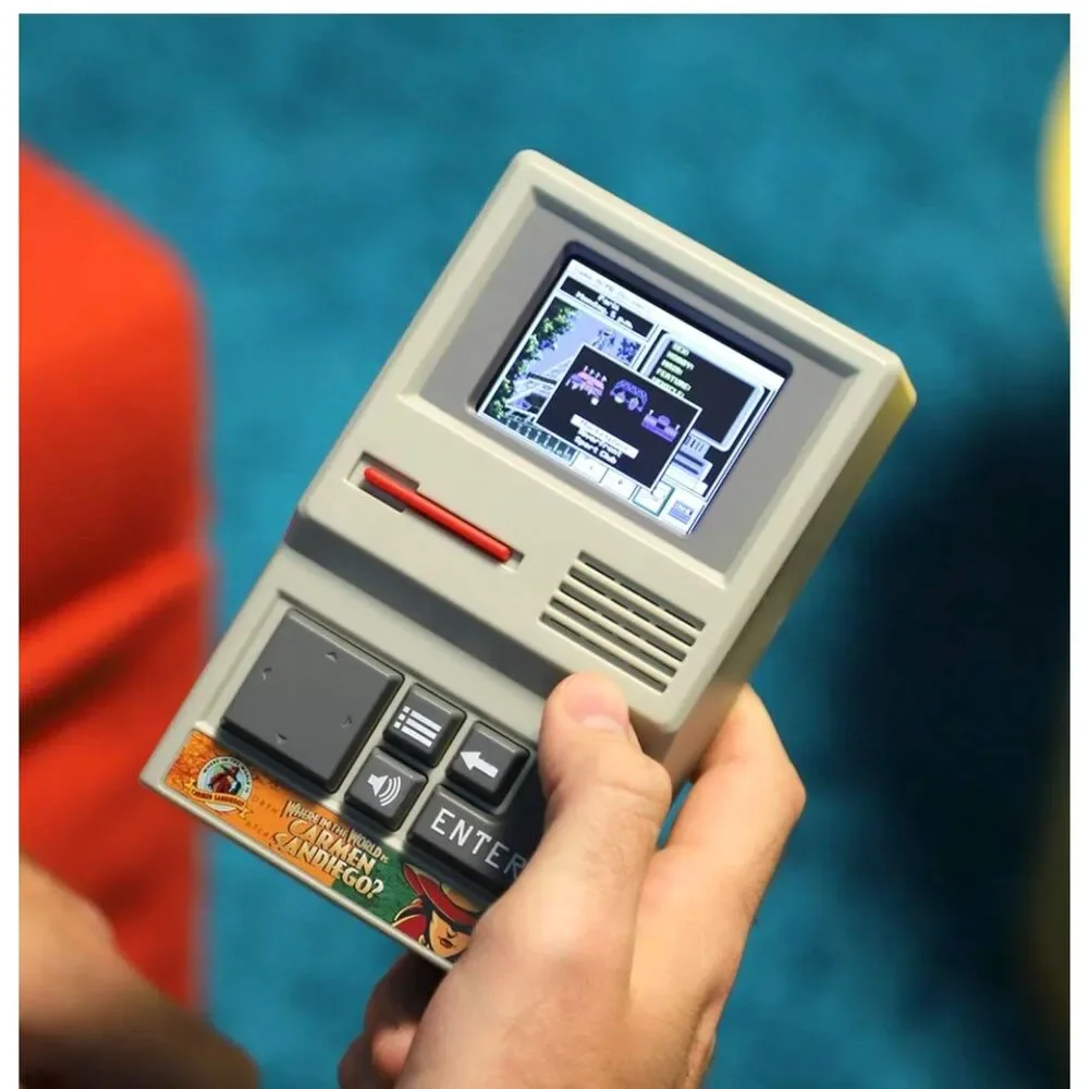 Where in the World is Carmen Sandiego Retro Handheld Electronic Computer Game